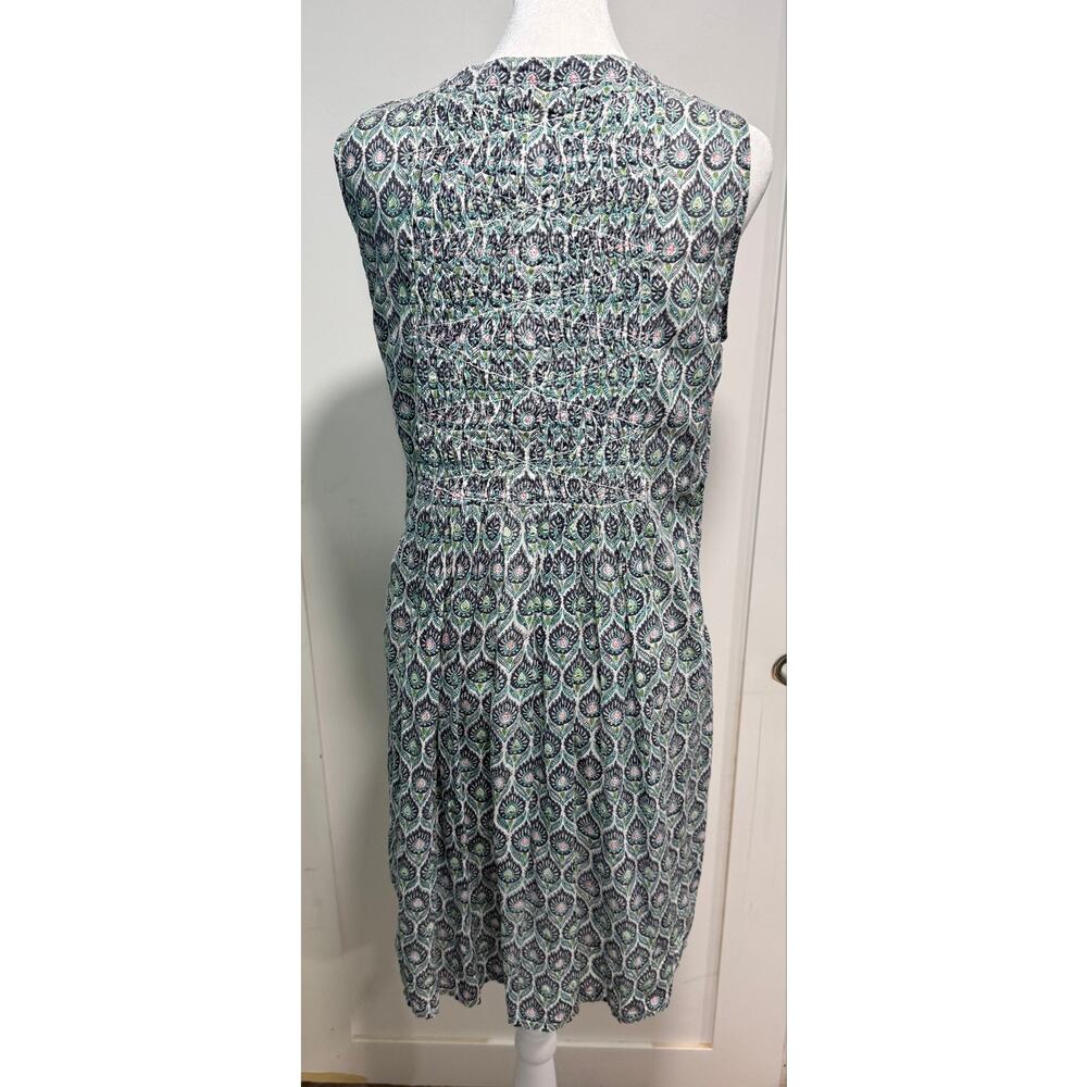 ROLLER RABBIT Featherweight Paisley Printed Sleeveless Cotton Dress Size S - Picture 2 of 6